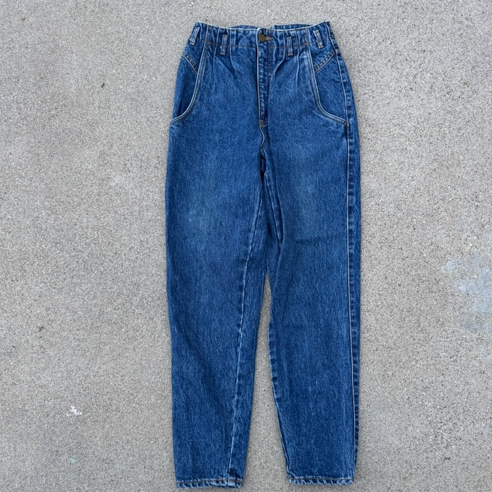 Vintage 80s rio by Stephen mardon jeans 7 high waisted tapered leg relaxed fit
